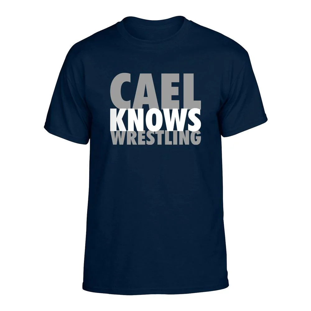 Cael Knows Wrestling T-shirt - Image 3