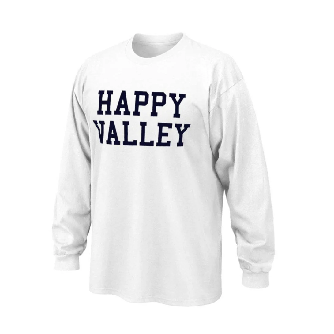 Happy Valley Block Adult Long Sleeve T-Shirt - Image 4
