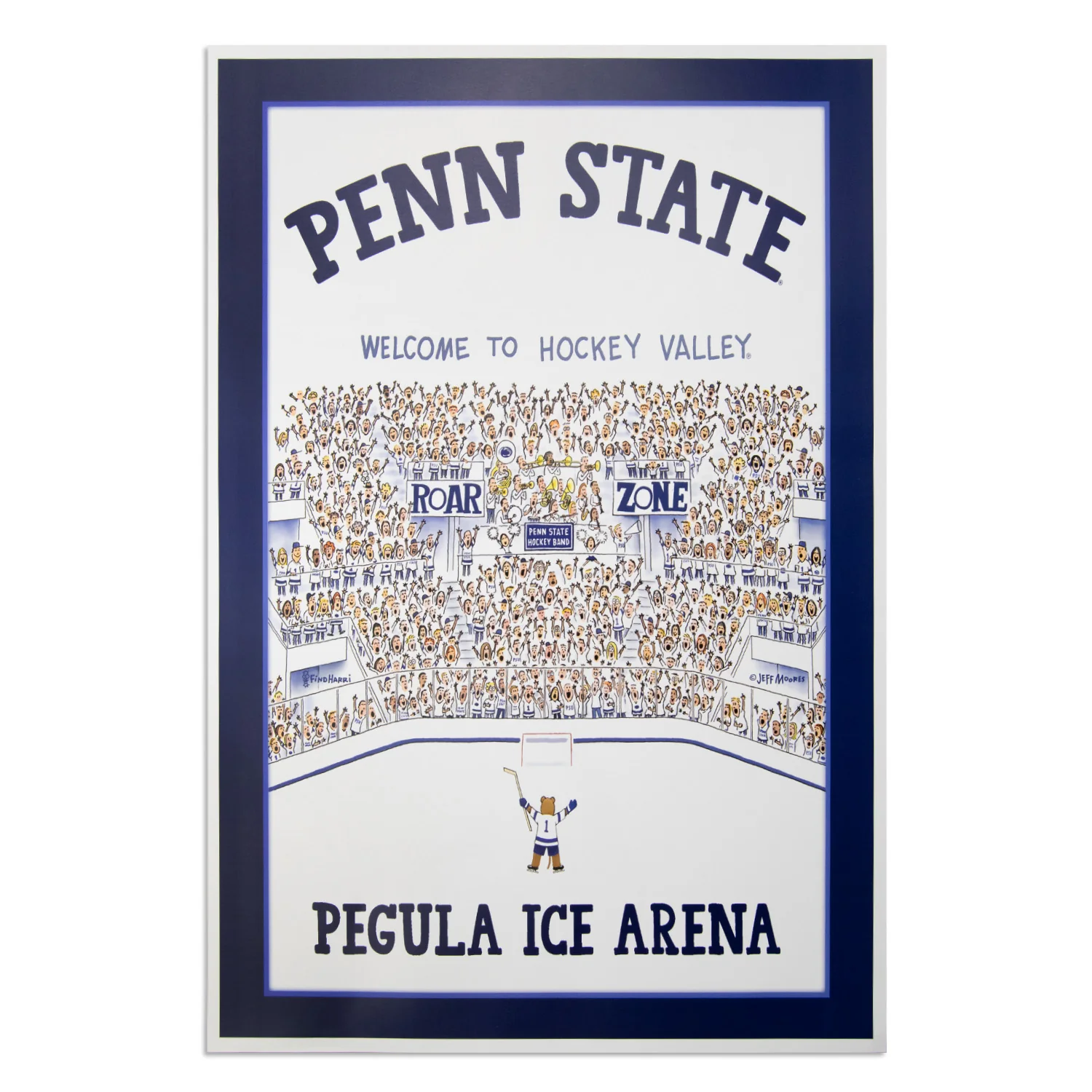 Penn State 13X19 JM Hockey Valley Print