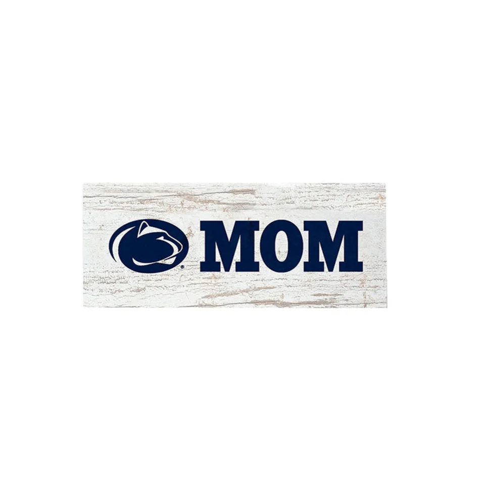 Penn State 2.5" x 6" Wooden Mom Table Top Sign