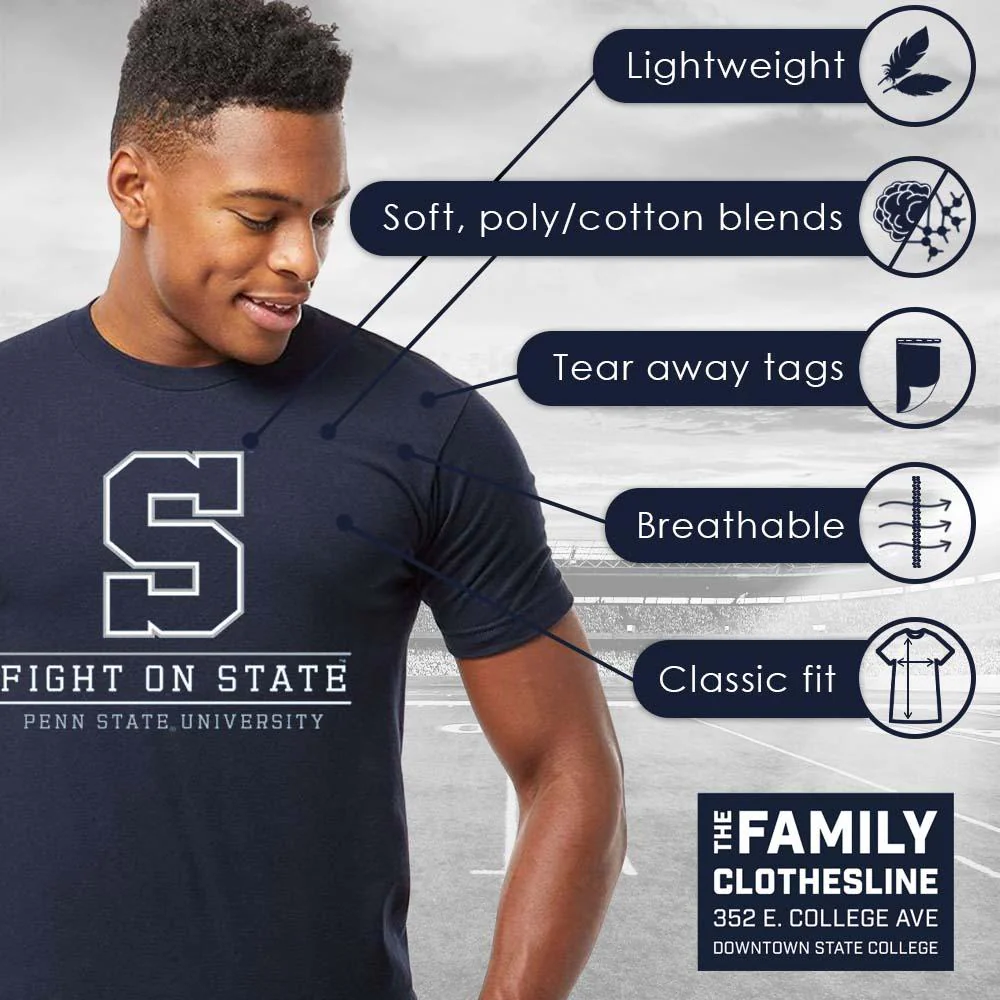 Penn State Adult Fight On State T-Shirt - Image 6
