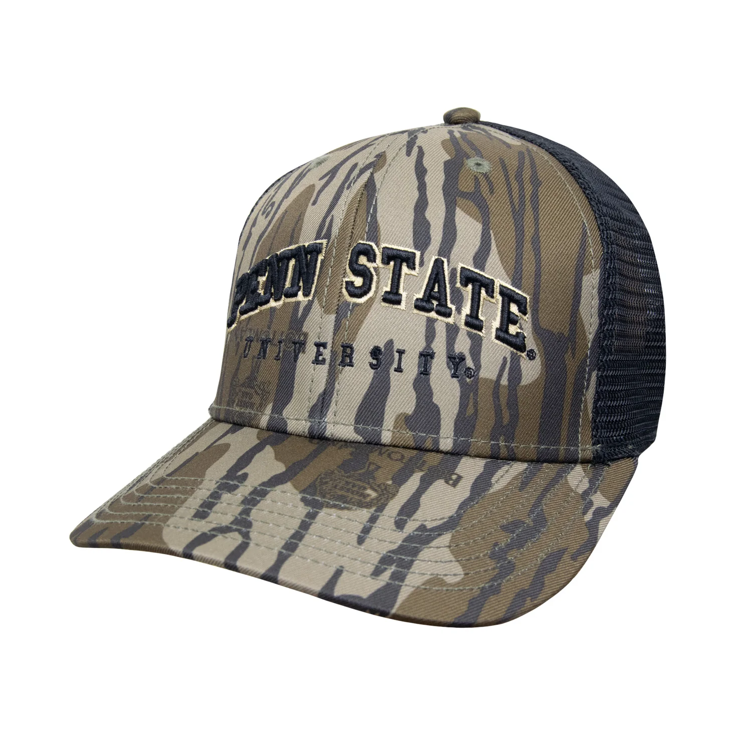 Penn State Bottomland Camo Snapback Trucker Hat