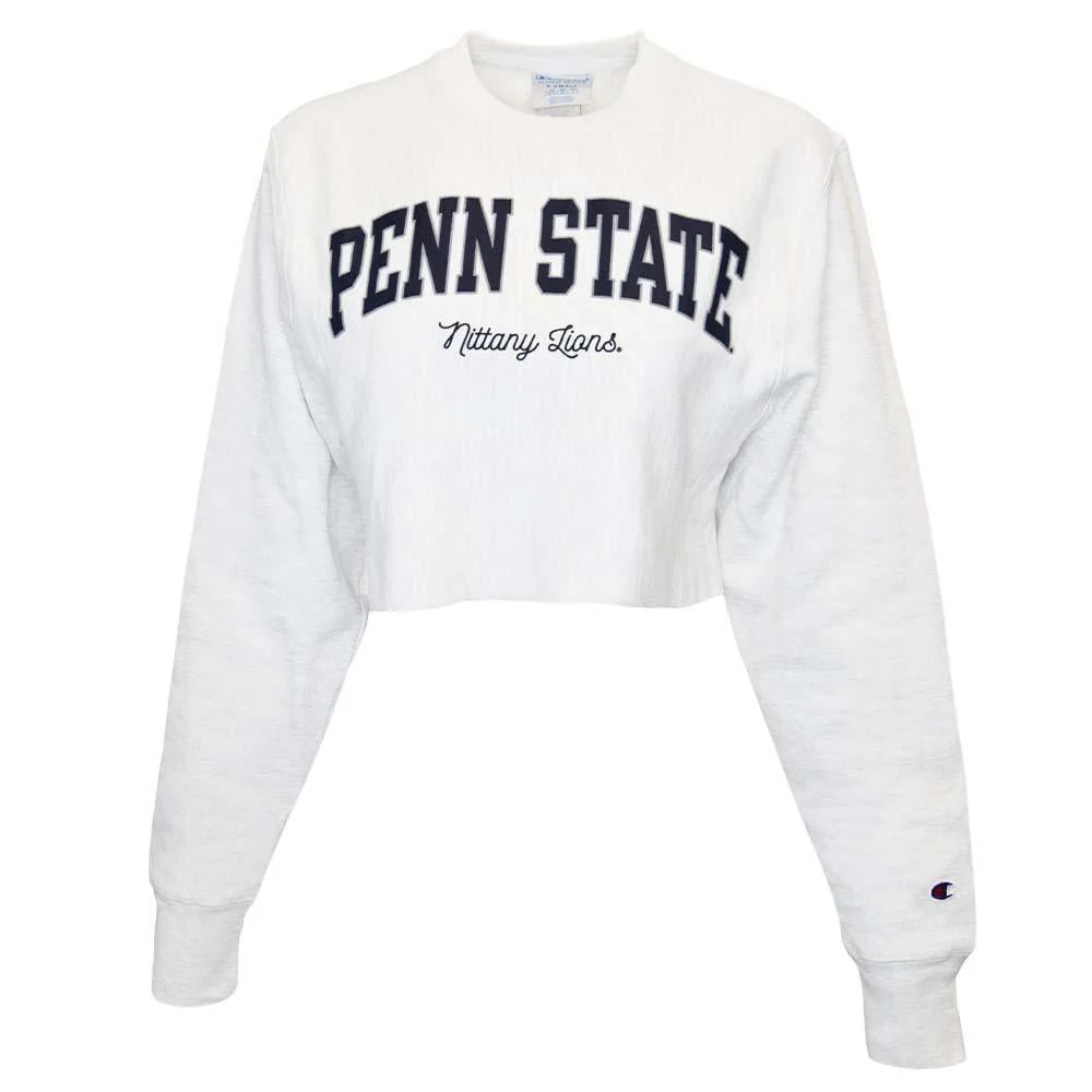 Penn State Champion Women's Reverse Weave Cropped Crew - Image 3