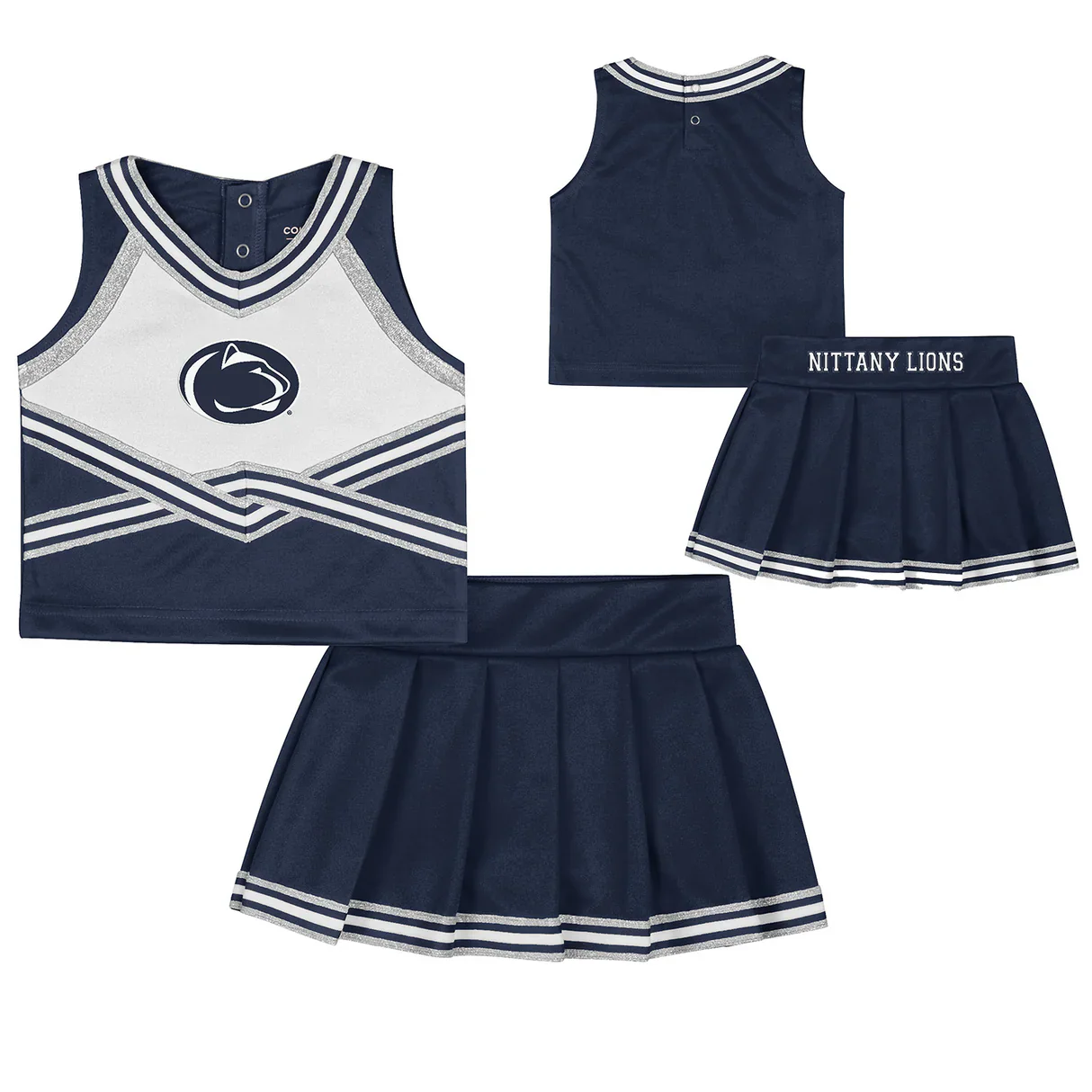 Penn State Colosseum Toddler Cheerleading Set - Image 2