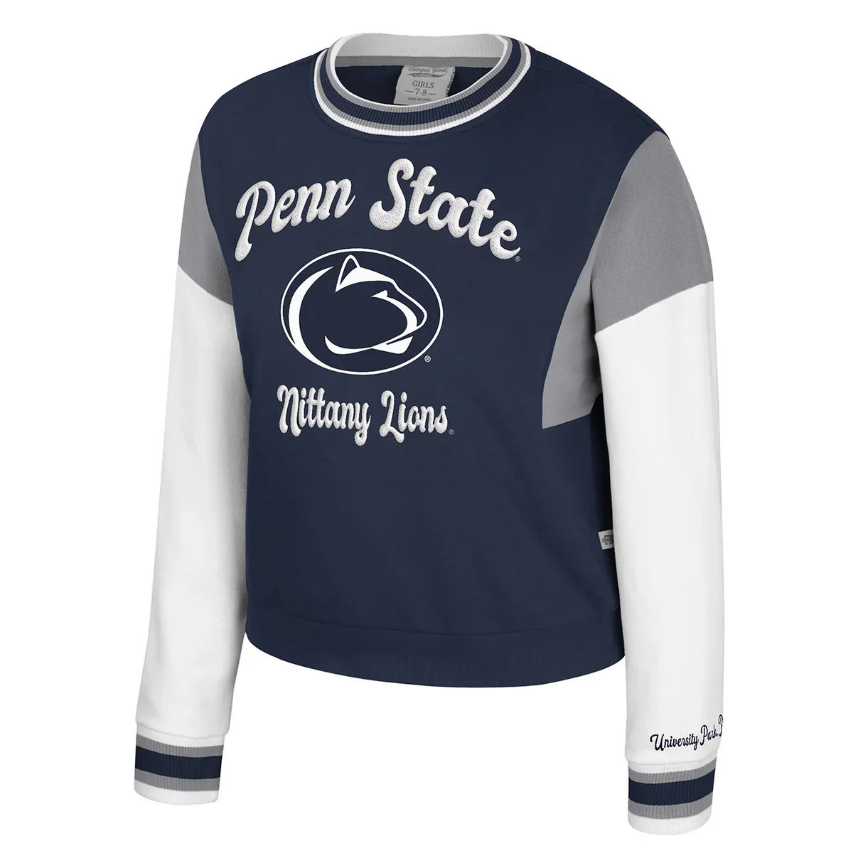 Penn State Colosseum Youth Moonbeam Girls Crew Sweatshirt - Image 2