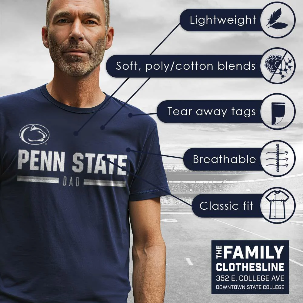 Penn State Dad Stripe T-Shirt - Image 4
