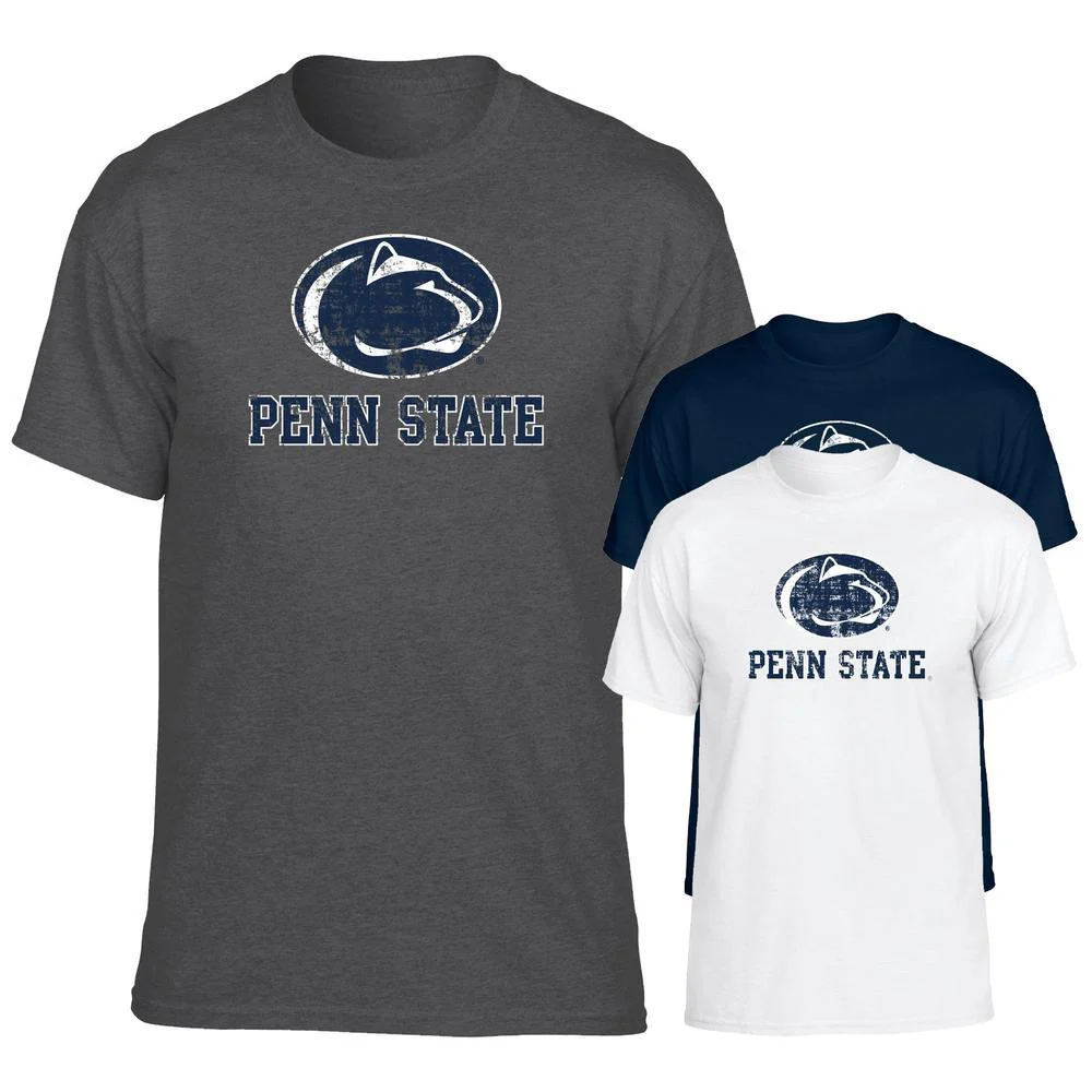 Penn State Distressed Logo Block T-shirt