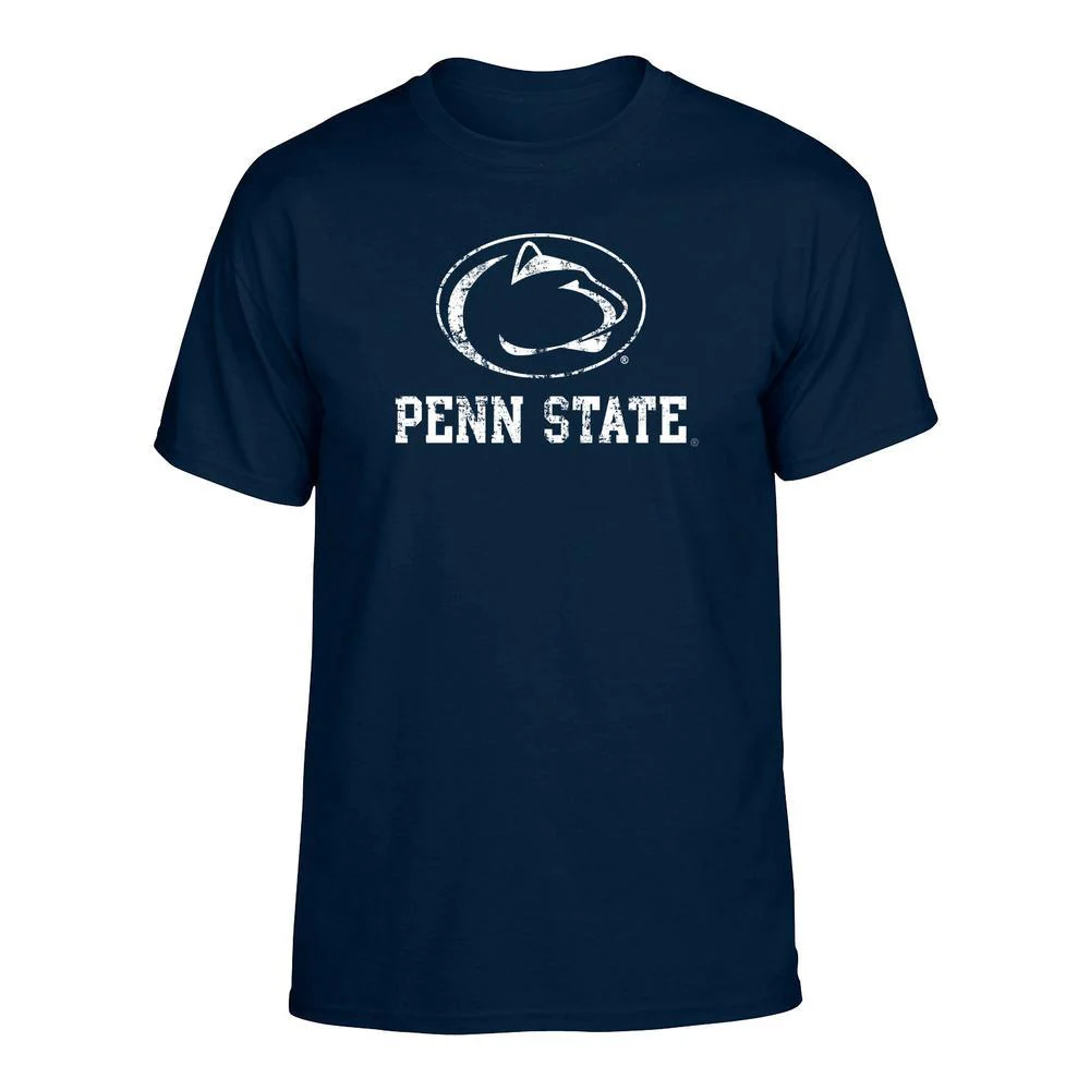 Penn State Distressed Logo Block T-shirt - Image 3