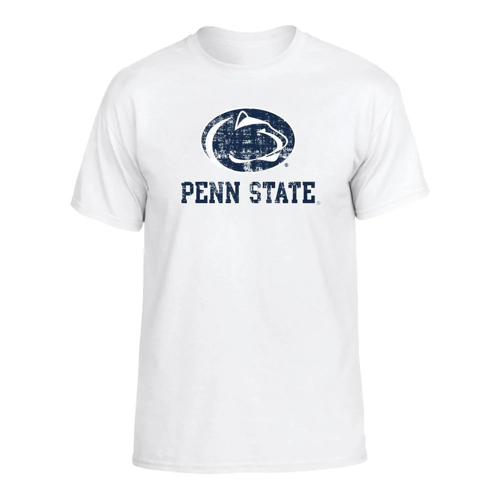 Penn State Distressed Logo Block T-shirt - Image 4