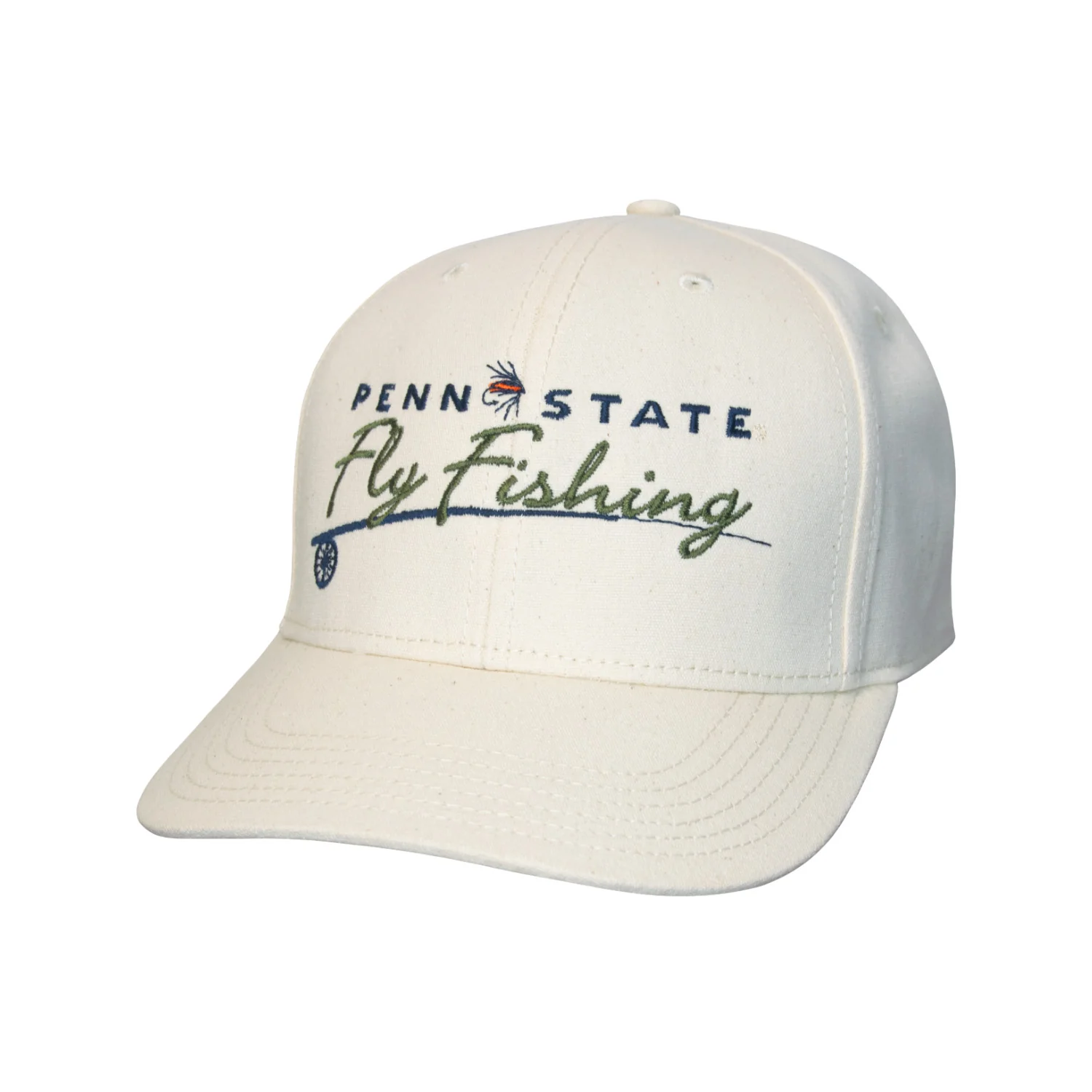 Penn State Fly Fishing Structured Snapback Trucker Hat - Image 3