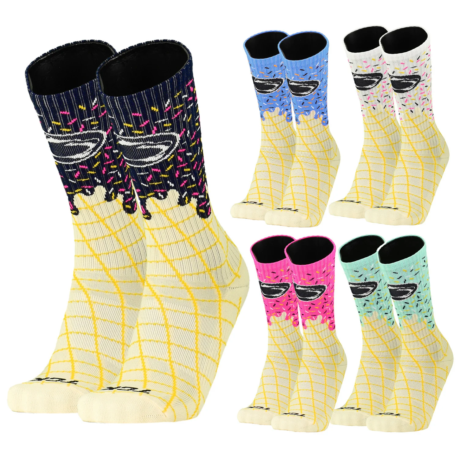 Penn State Ice Cream Drip Socks