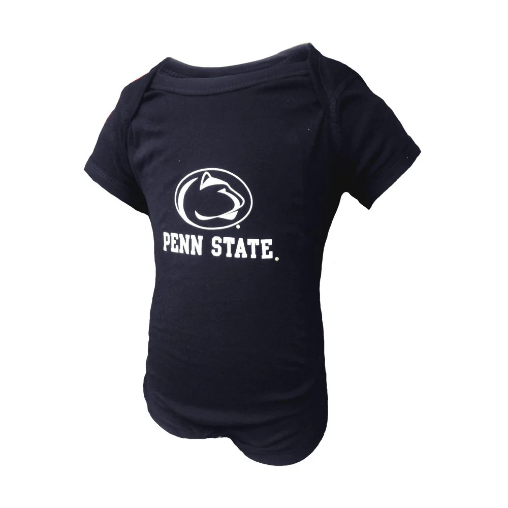 Penn State Infant Logo Block Lap Shoulder Creeper - Image 3