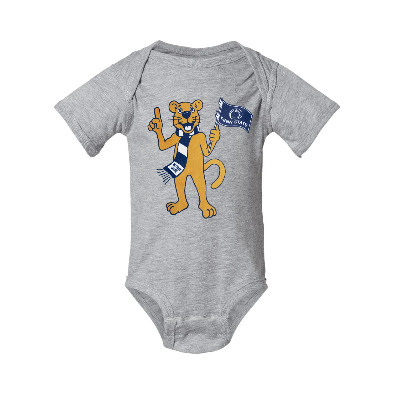 Penn State Infant Mascot Flag Creeper - Image 4