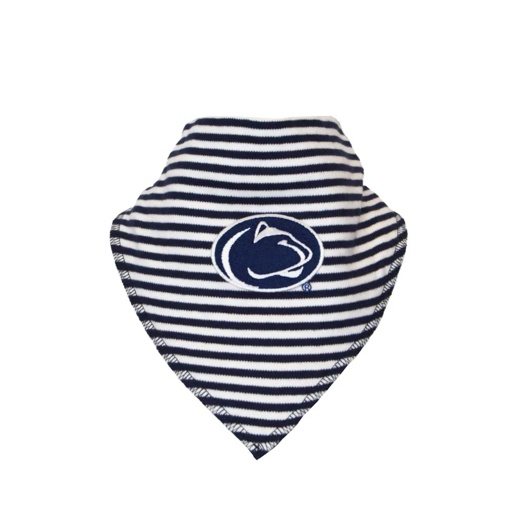 Penn State Infant Striped Bandana Bib - Image 2