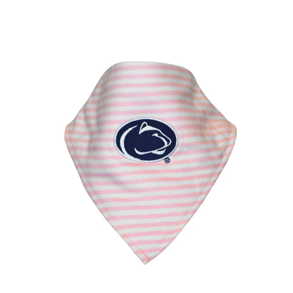 Penn State Infant Striped Bandana Bib - Image 3