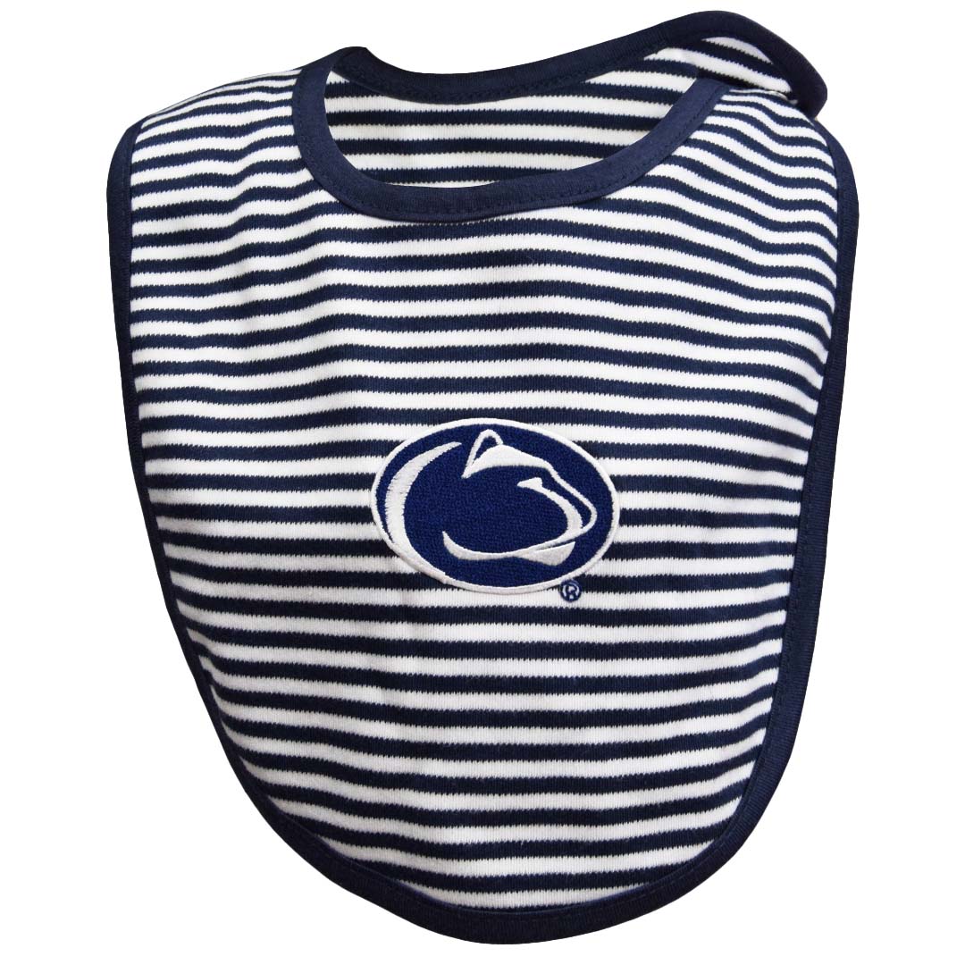Penn State Infant Striped Bib - Image 3
