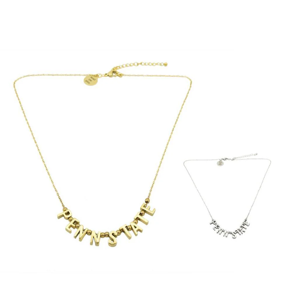 Penn State Letters Necklace