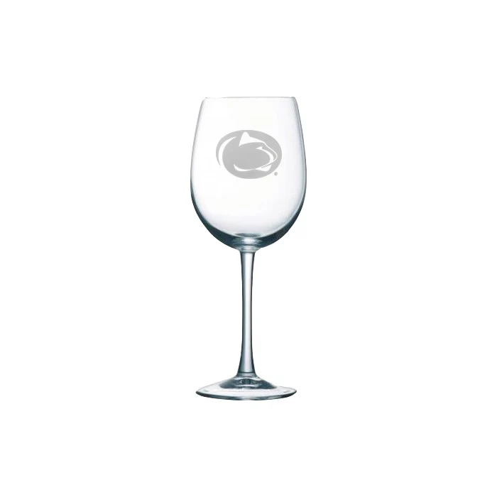 Penn State Logo 12oz. White Wine Glass - Image 2