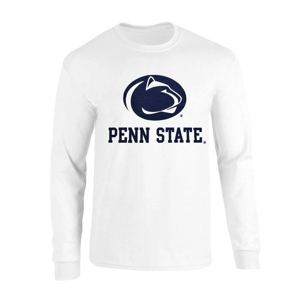 Penn State Logo Block Adult Long Sleeve T-shirt - Image 5