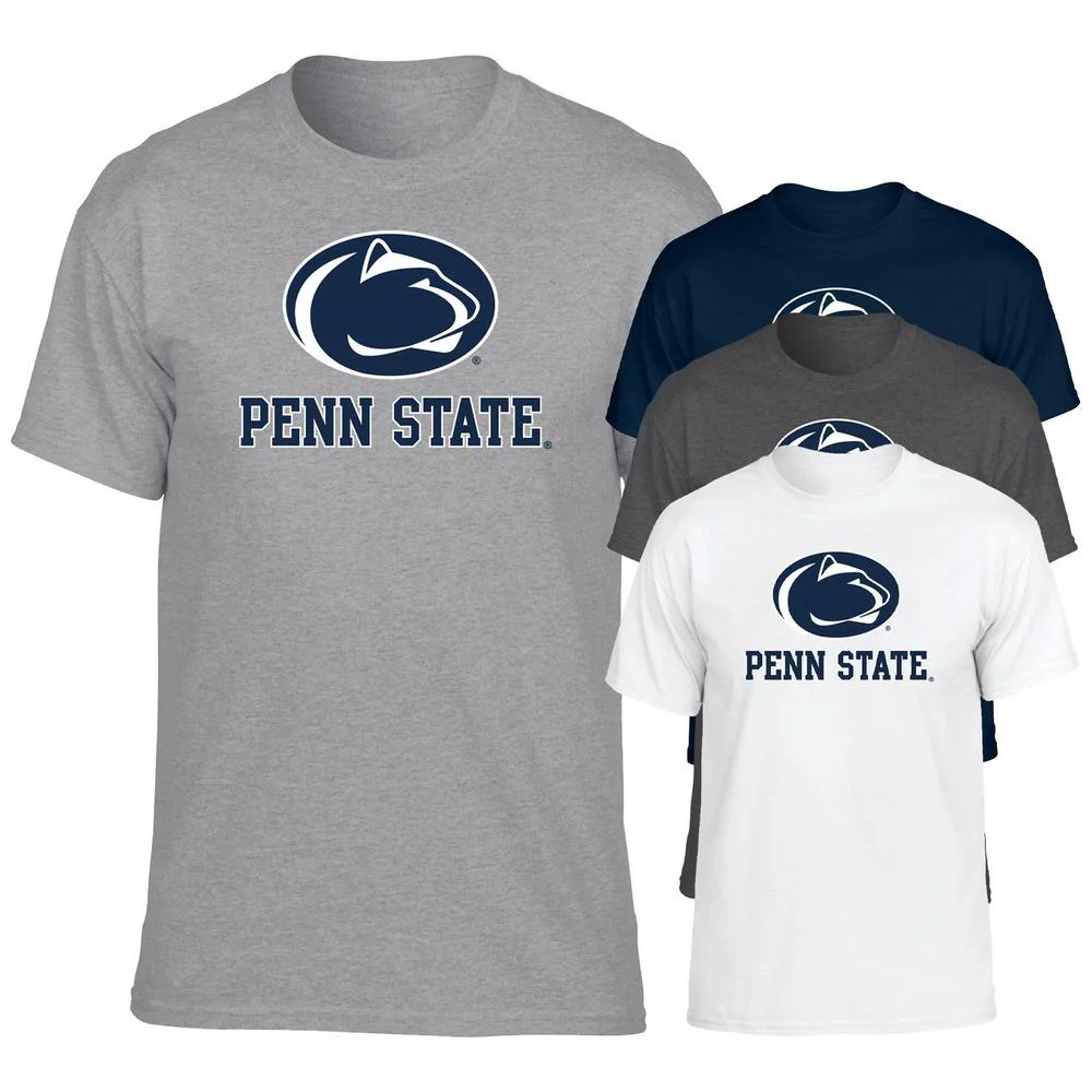 Penn State Logo Block Adult T-Shirt