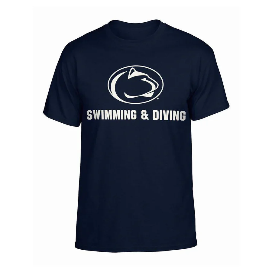 Penn State Logo Swim & Diving T-Shirt - Image 2