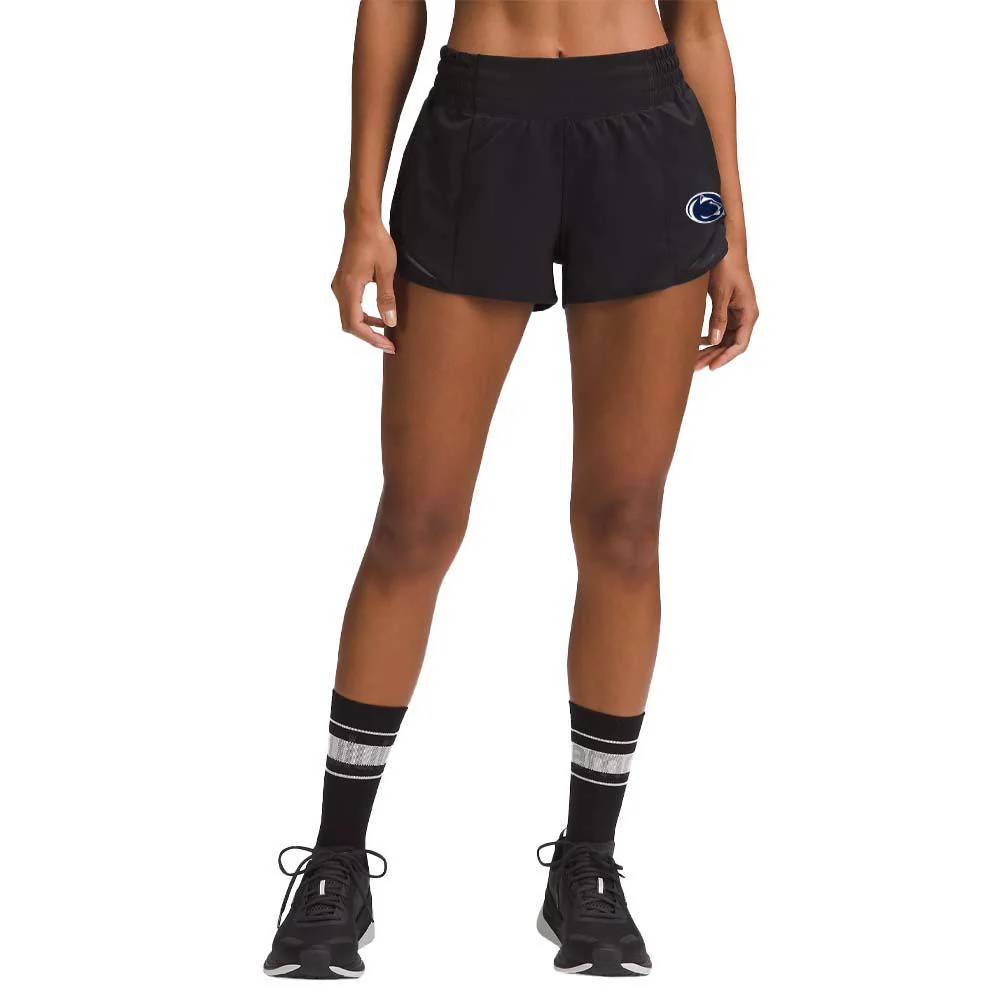 Penn State lululemon Women's High Rise Hotty Hot 2.5" Shorts - Image 3