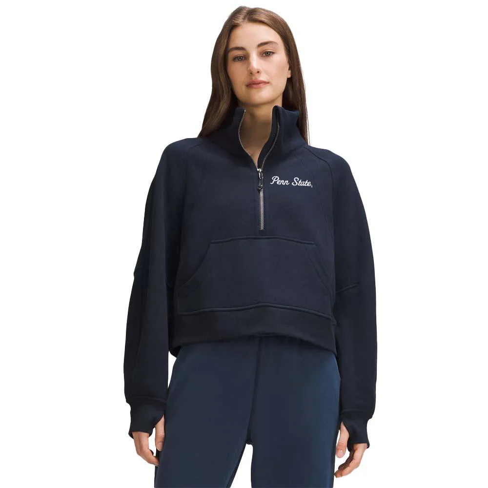 Penn State lululemon Women's Script Scuba Funnel Neck Half-Zip - Image 4