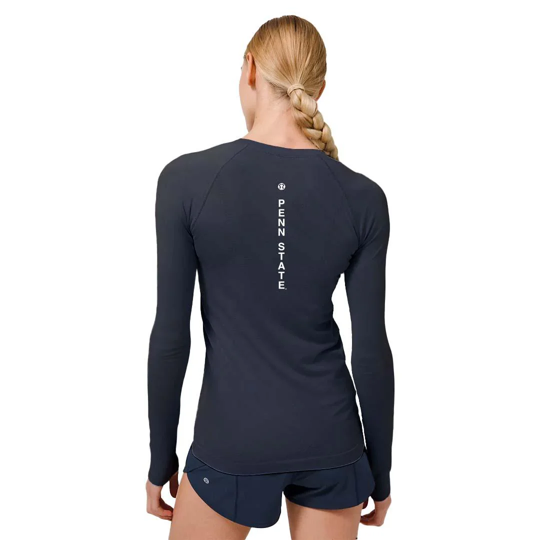 Penn State lululemon Women's Swiftly Tech 2.0 Long Sleeve Shirt - Image 3