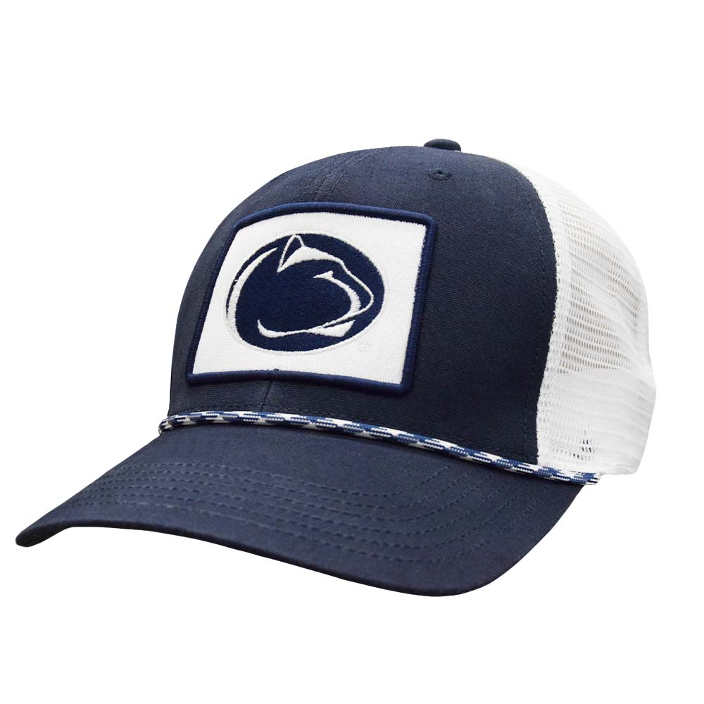 Penn State Mid-Pro Rope Snapback Trucker Hat - Image 4