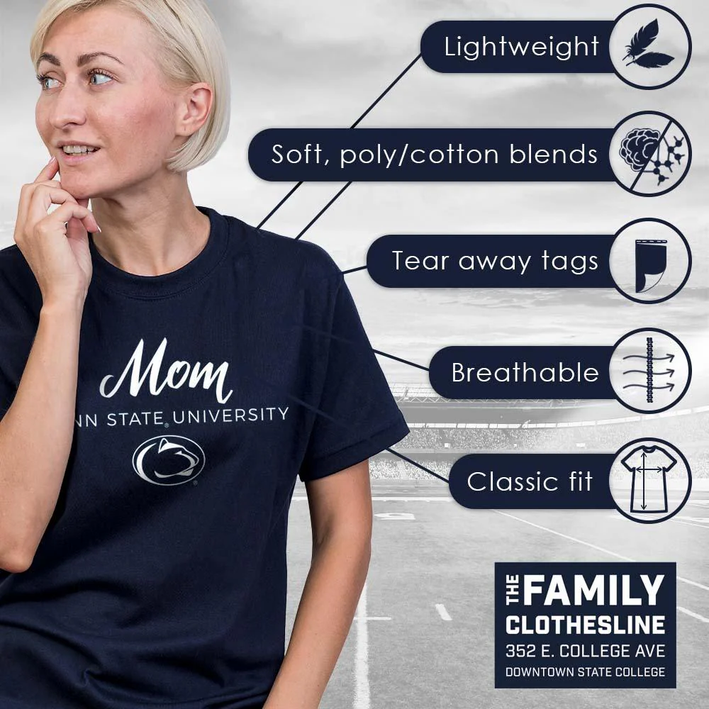 Penn State Mom Script T-Shirt - Image 3