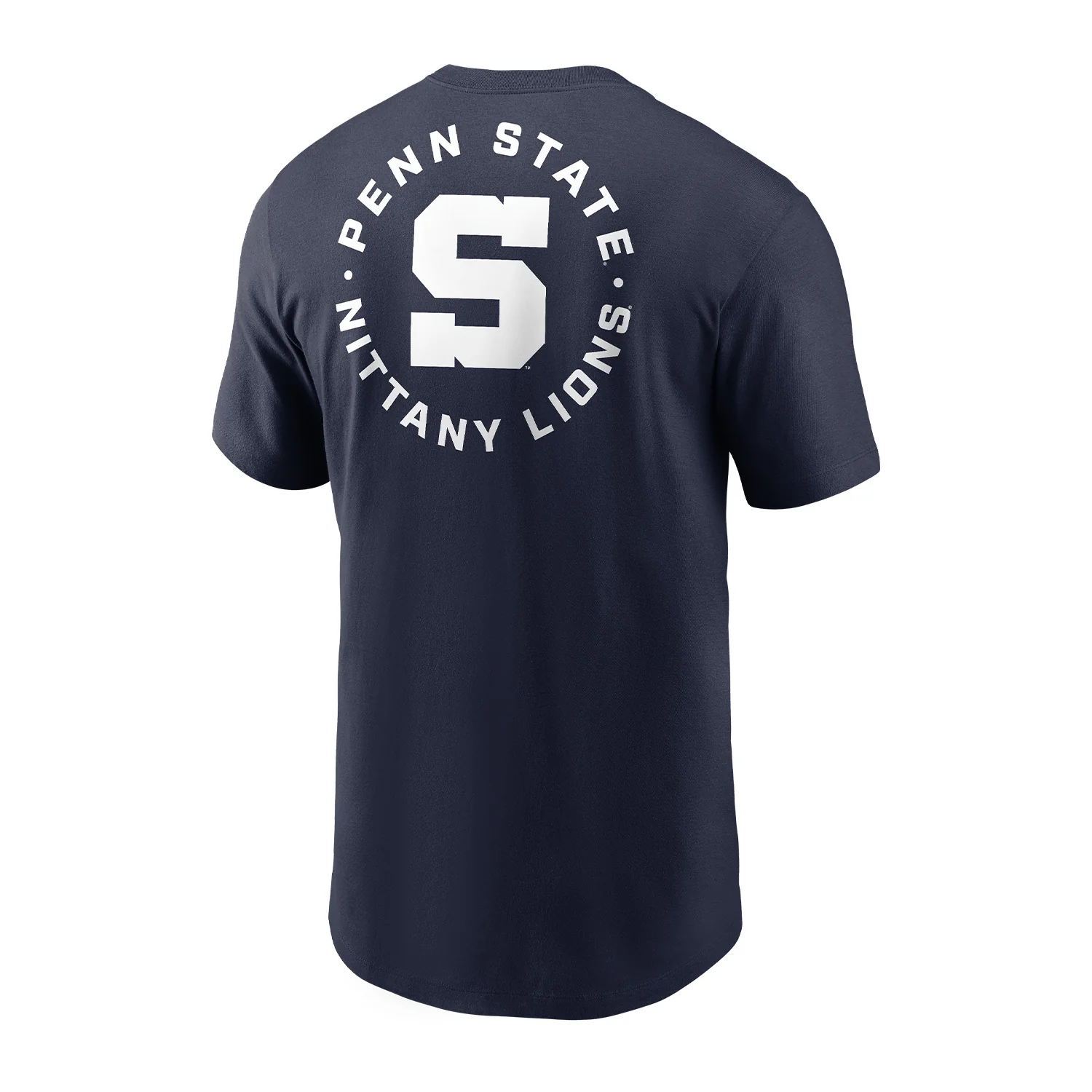 Penn State Nike Cotton 2-Hit Block "S" T-Shirt - Image 4