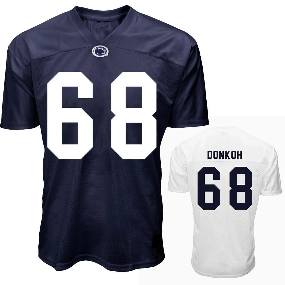 Penn State NIL Anthony Donkoh #68 Football Jersey