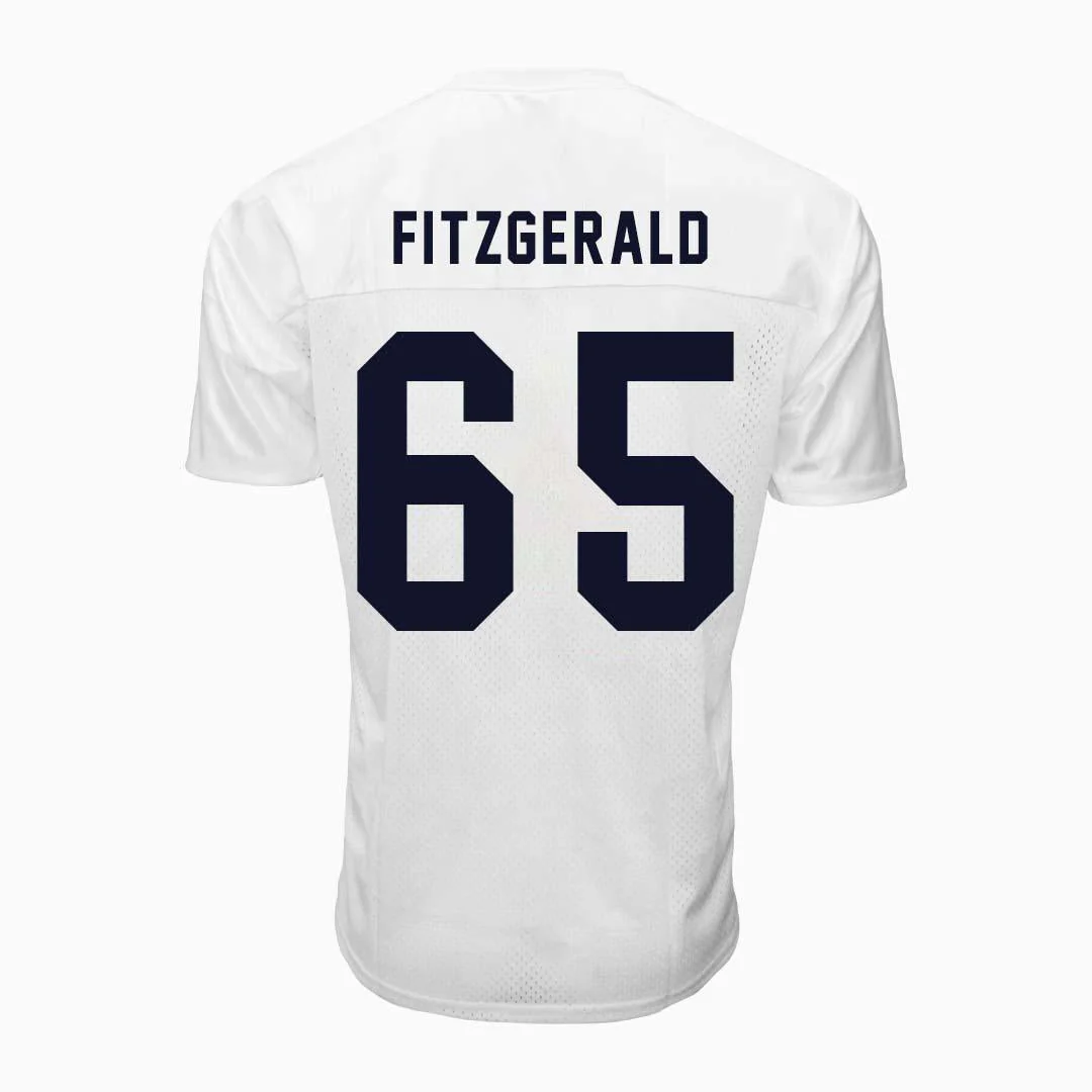 Penn State NIL James Fitzgerald #65 Football Jersey - Image 5