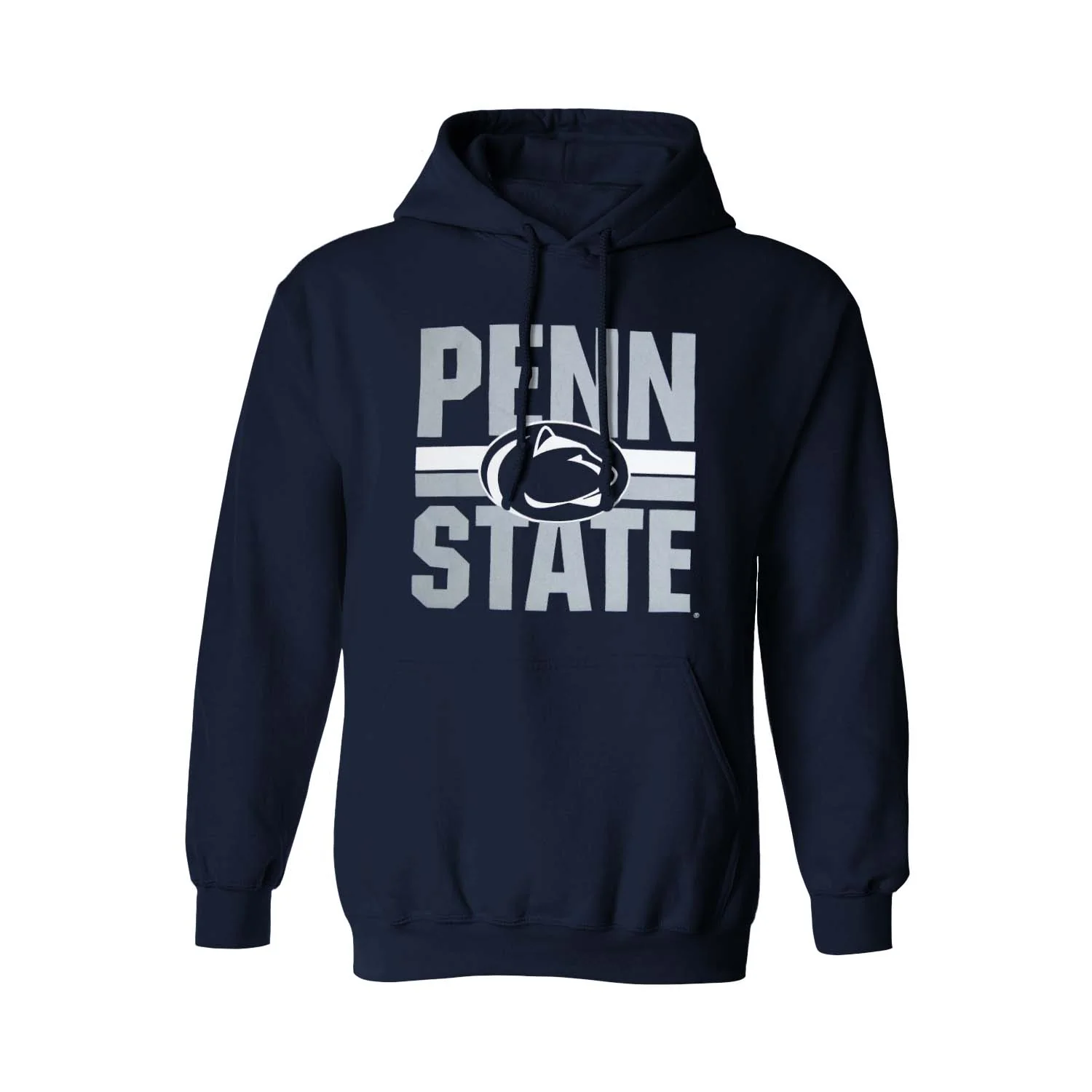 Penn State Nittany Lion Stripe Hooded Sweatshirt - Image 5