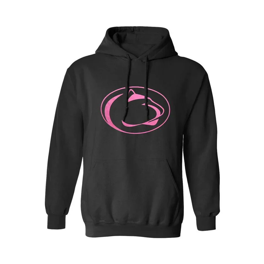 Penn State Pink Logo Throwback Hooded Sweatshirt - Image 2