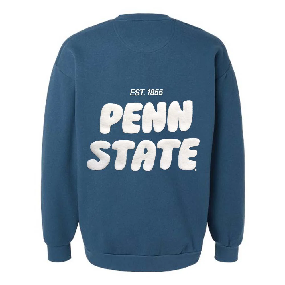 Penn State Reflex Puff Print Crew - Image 10