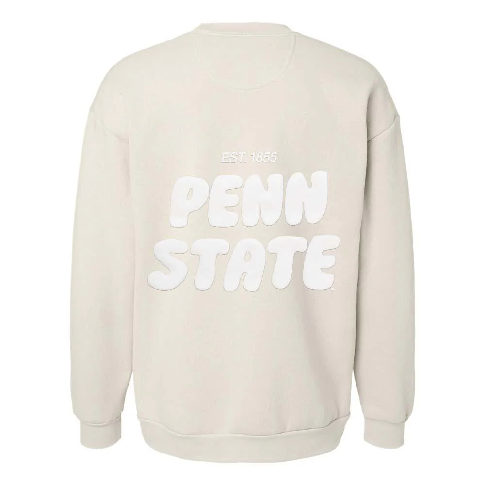 Penn State Reflex Puff Print Crew - Image 12