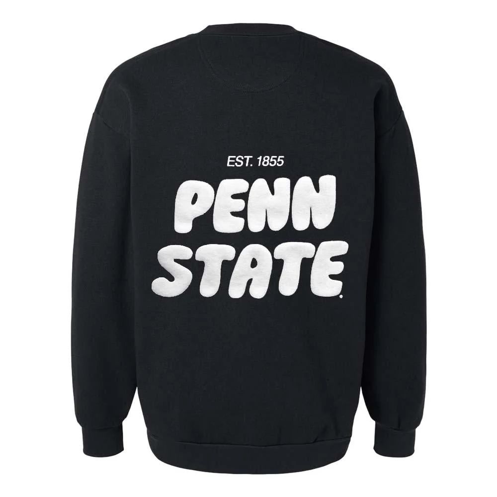 Penn State Reflex Puff Print Crew - Image 3