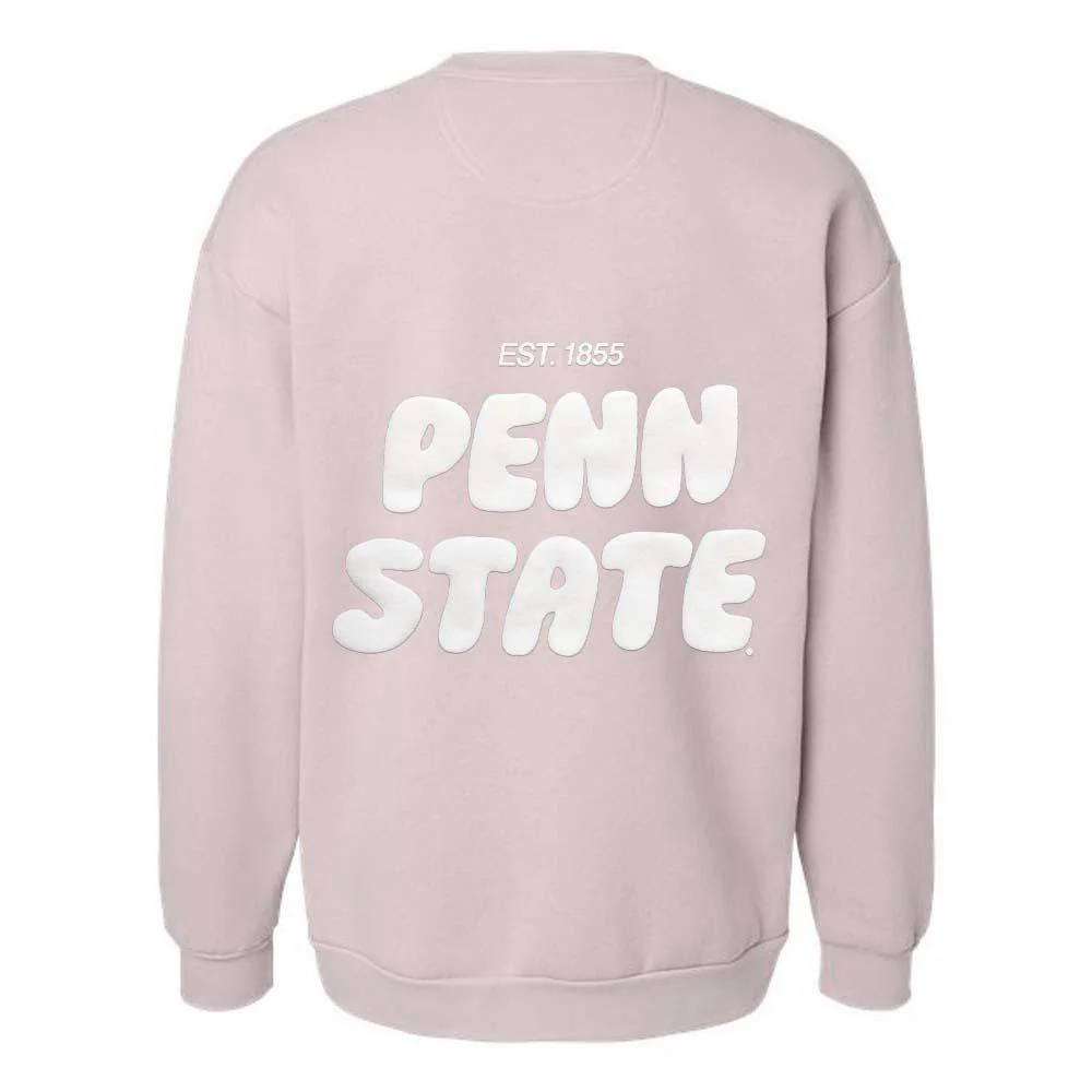 Penn State Reflex Puff Print Crew - Image 6