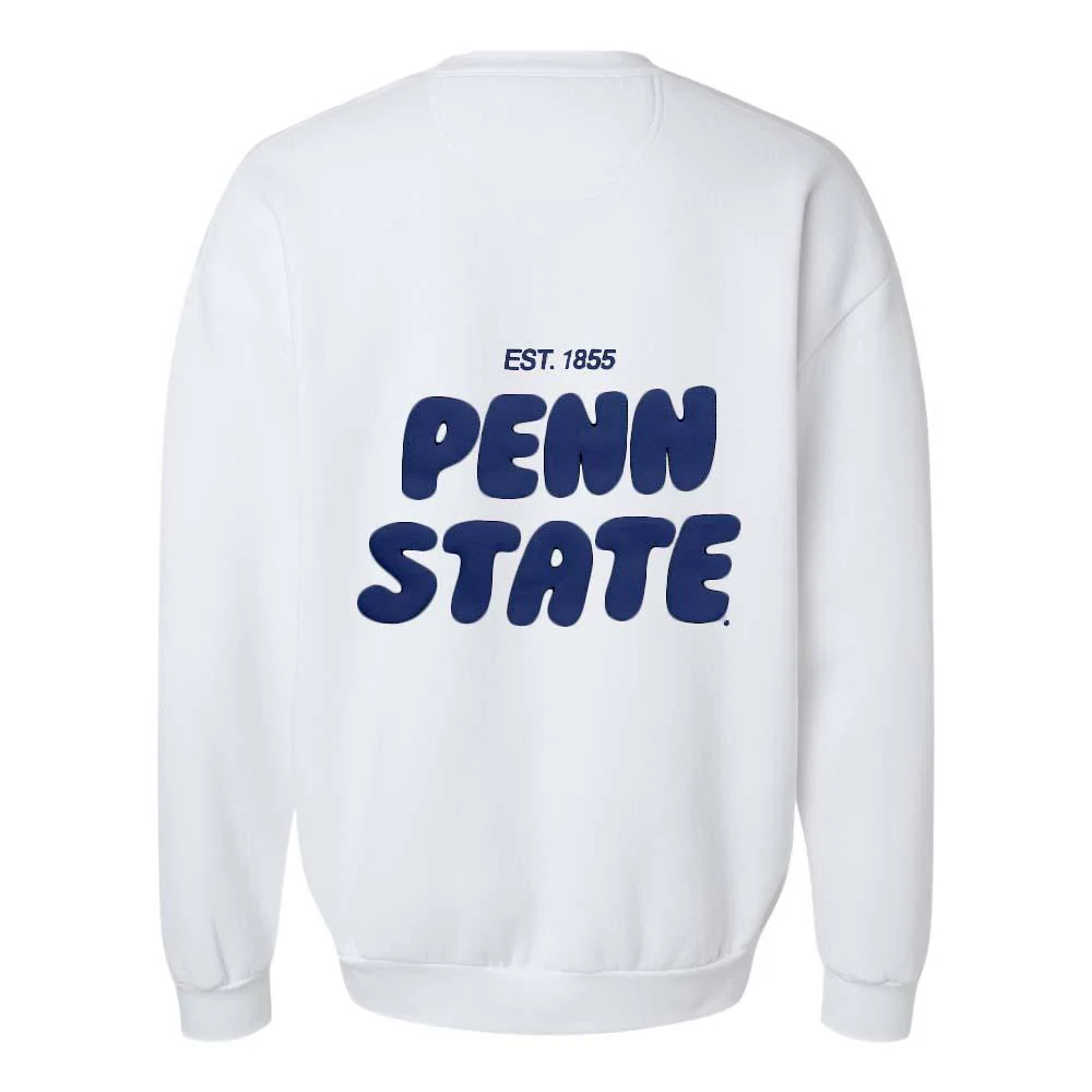 Penn State Reflex Puff Print Crew - Image 8