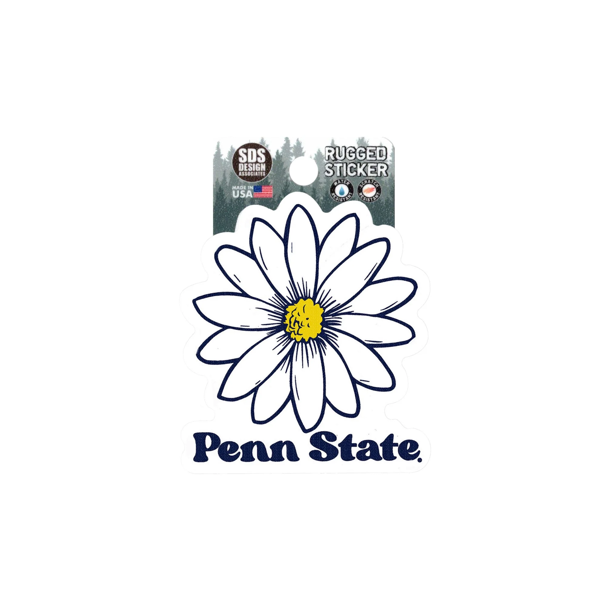 Penn State Rugged Daisy Sticker