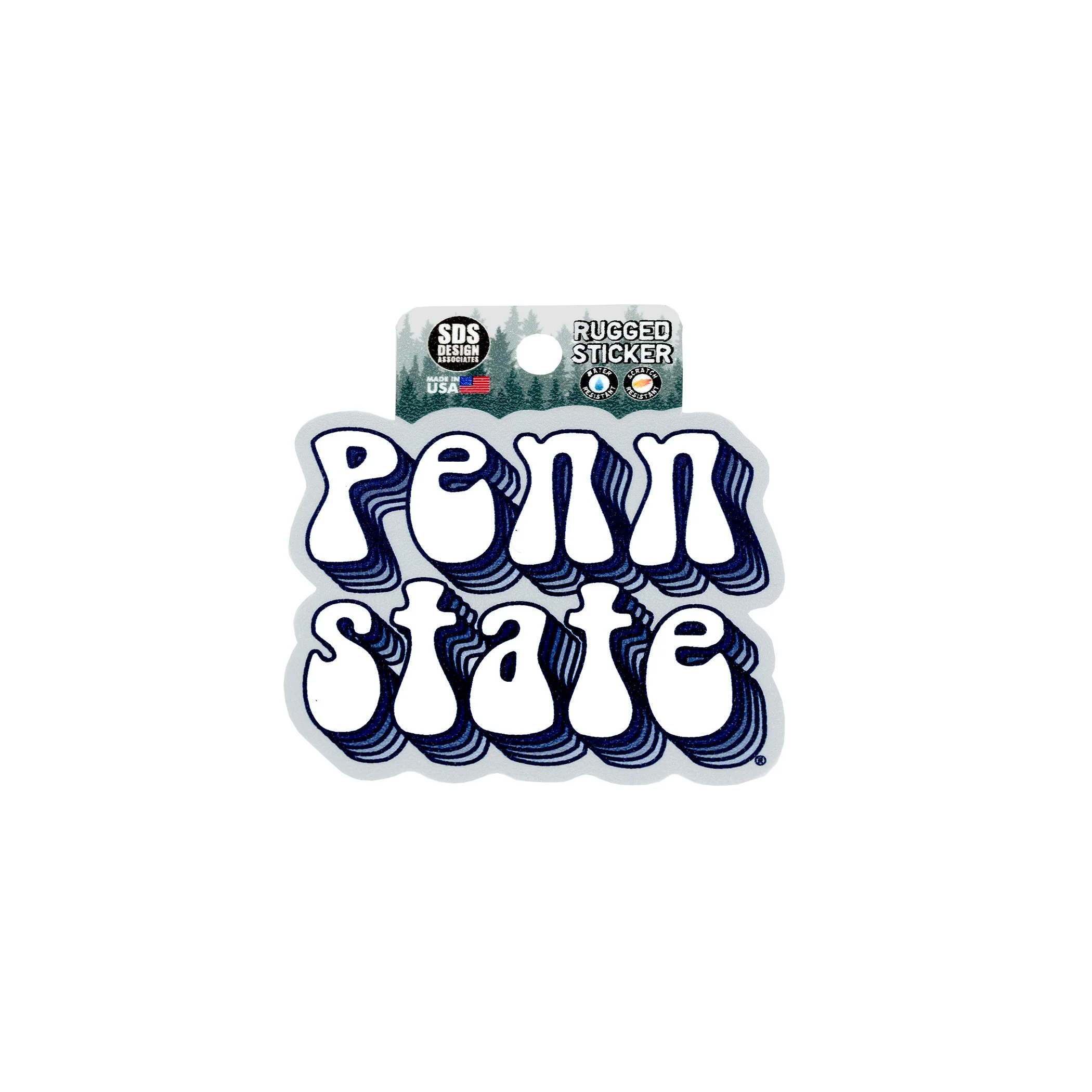 Penn State Rugged Groovy Sticker