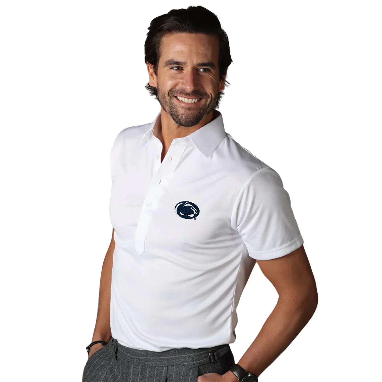 Penn State Semi-Spread Collar Dress Shirt - Image 6