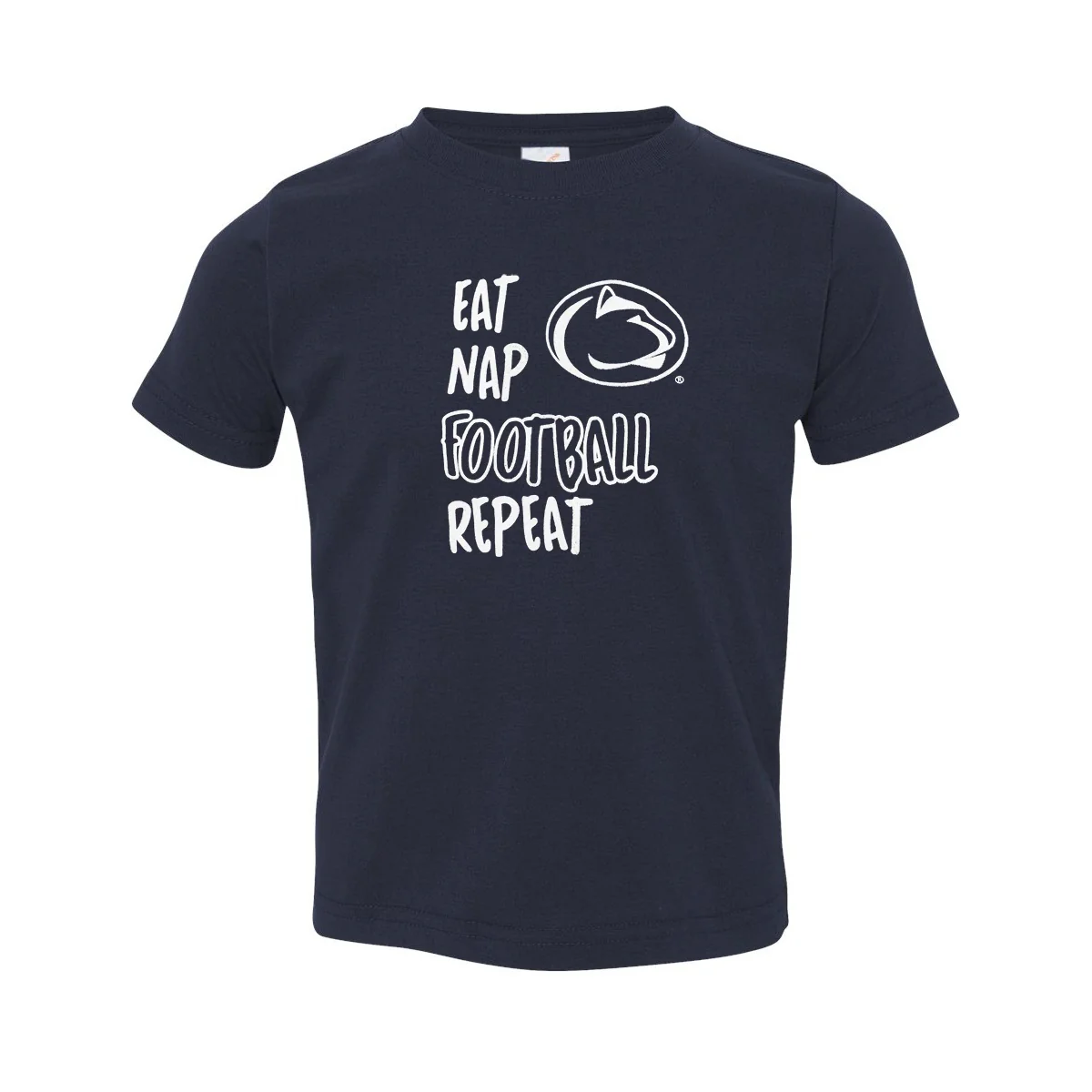 Penn State Toddler Eat Nap Football T-shirt - Image 3