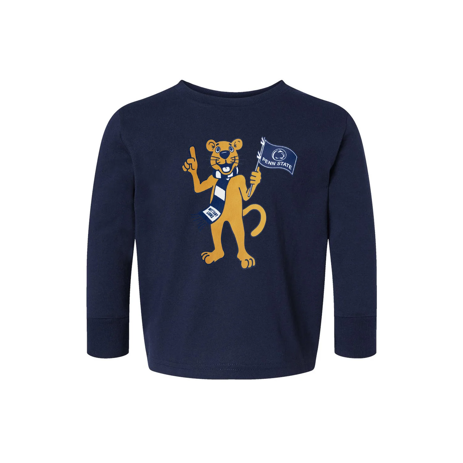 Penn State Toddler Mascot Flag Long Sleeve - Image 2