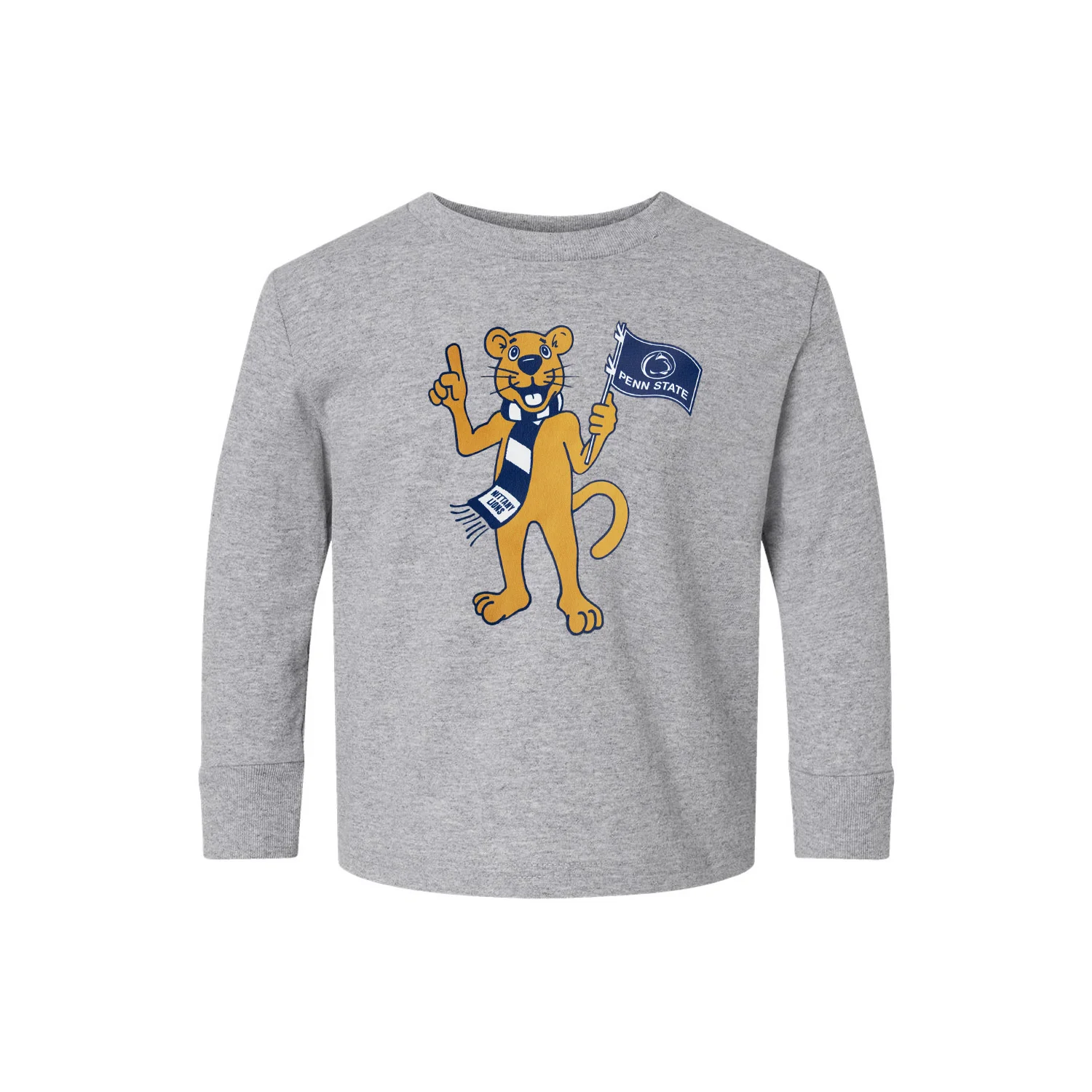 Penn State Toddler Mascot Flag Long Sleeve - Image 4