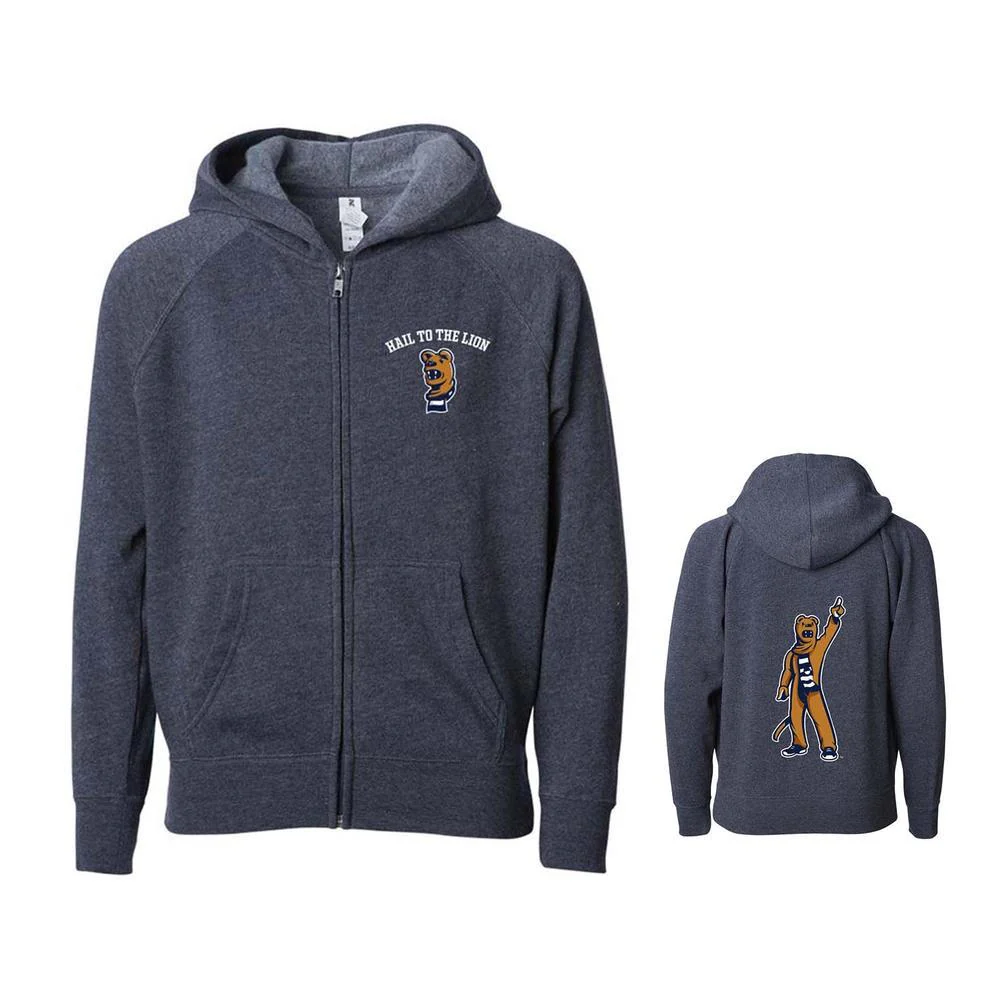 Penn State Toddler New Mascot Nittany Lion Full Zip Hooded Sweatshirt