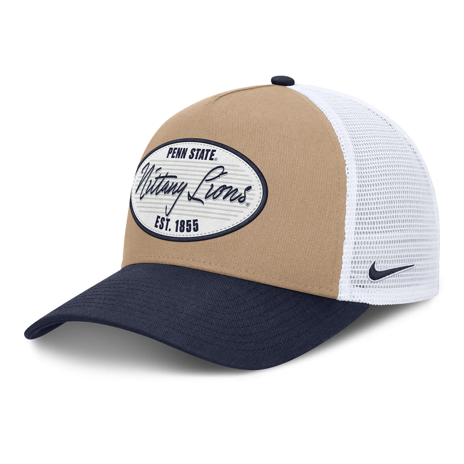 Penn State Nike Twill A-Frame Nittany Lions Snapback Trucker Hat