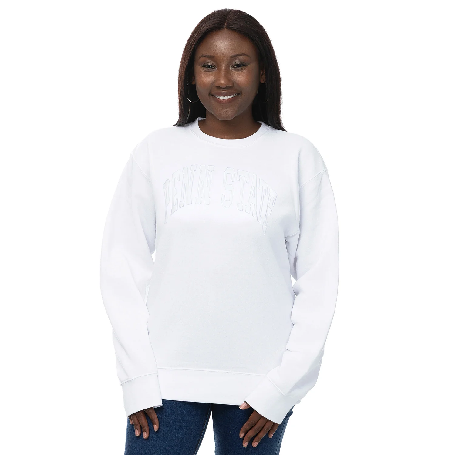 Penn State Women's EMB Arch Crew Sweatshirt - Image 3