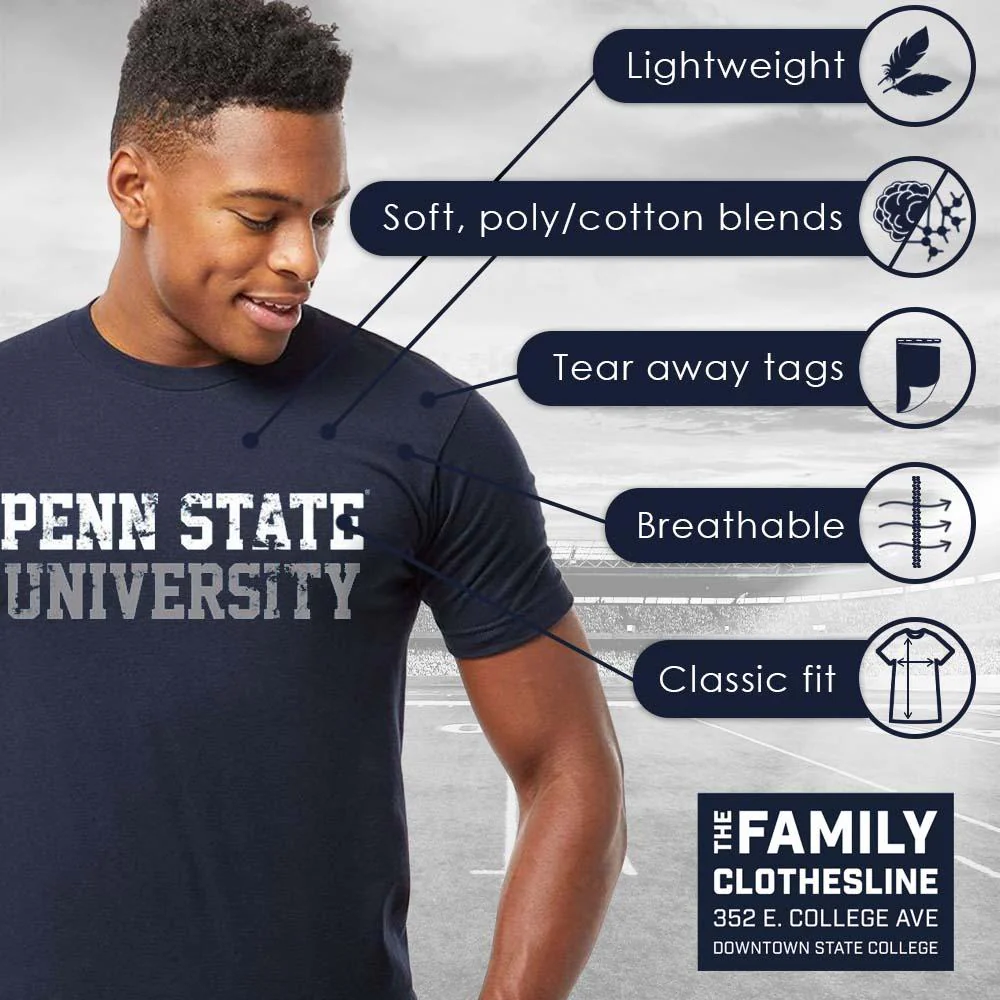 Penn State University Distressed T-Shirt - Image 5